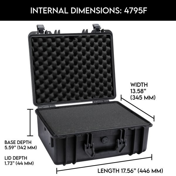 DCB Element 4795F Waterproof Utility Case With Foam Insert - Image 6