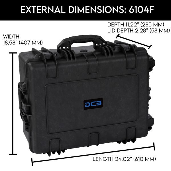 DCB Element 6104F Waterproof Utility Case With Foam Insert - Image 5
