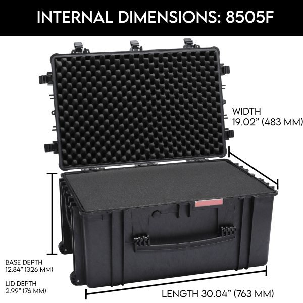 DCB Element 8505F Waterproof Utility Case With Foam Insert - Image 6