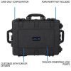 DCB Element 6104 case-only interior configuration and lock-point callouts