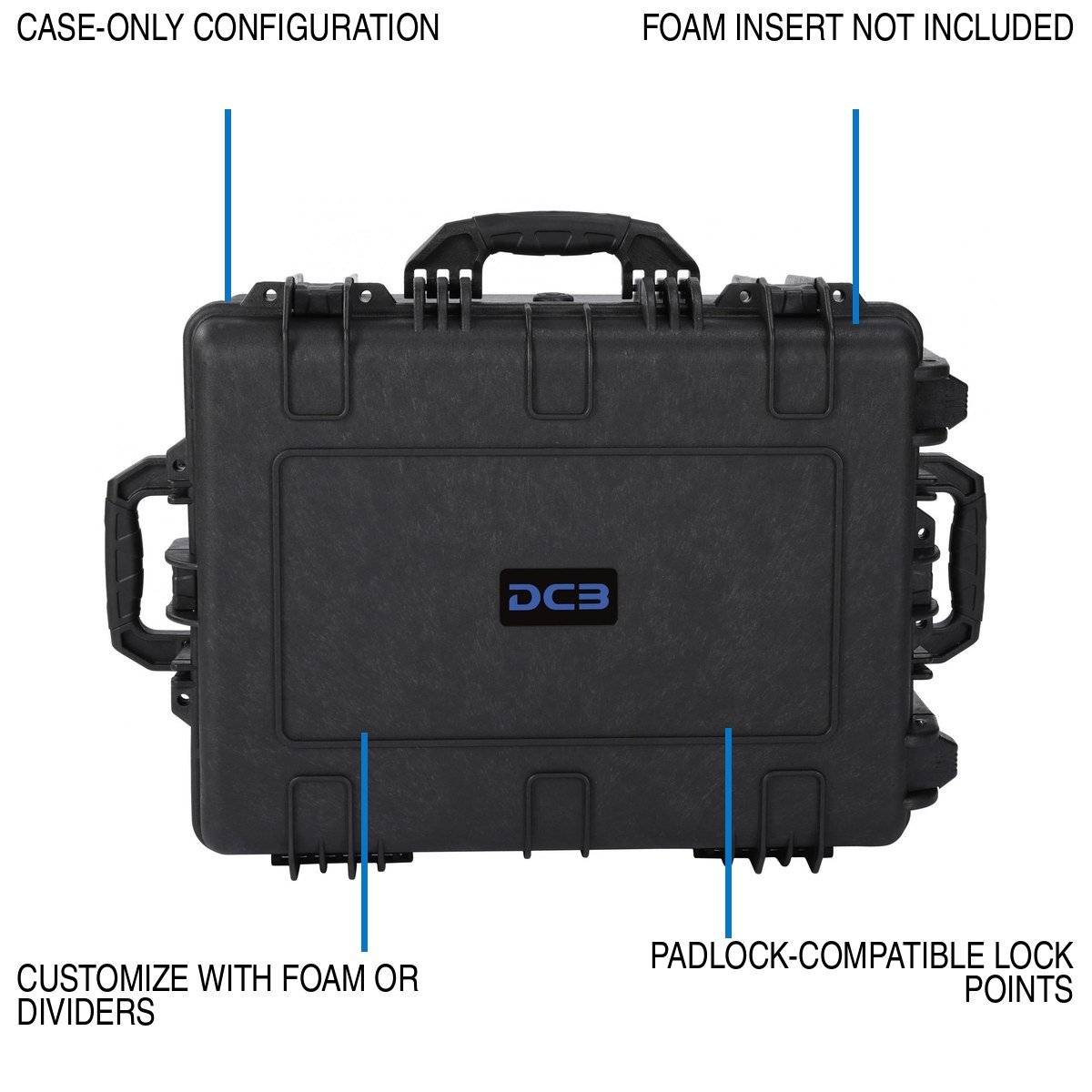 DCB Element 6104 interior configuration and lock-point callouts