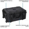 DCB Element 6104 IP67 seal, latches, pressure valve, and reinforced-shell callouts
