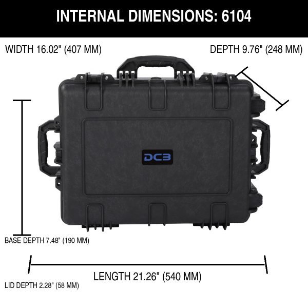 DCB Element 6104 internal dimensions