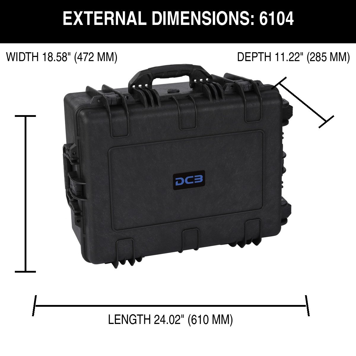 DCB Element 6104 external dimensions
