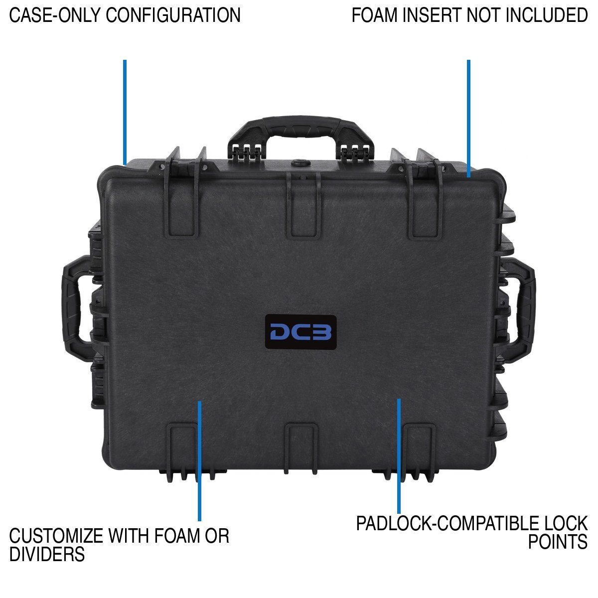 DCB Element 6705 interior configuration and lock-point callouts