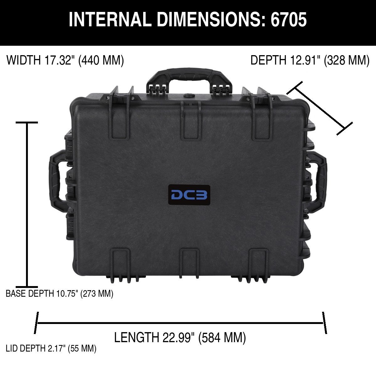 DCB Element 6705 internal dimensions