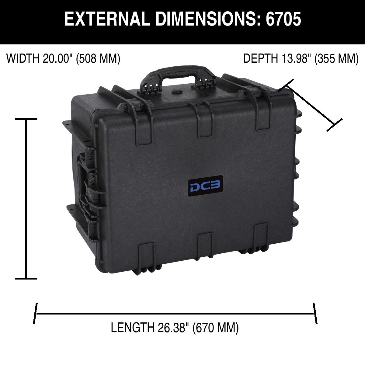 DCB Element 6705 external dimensions