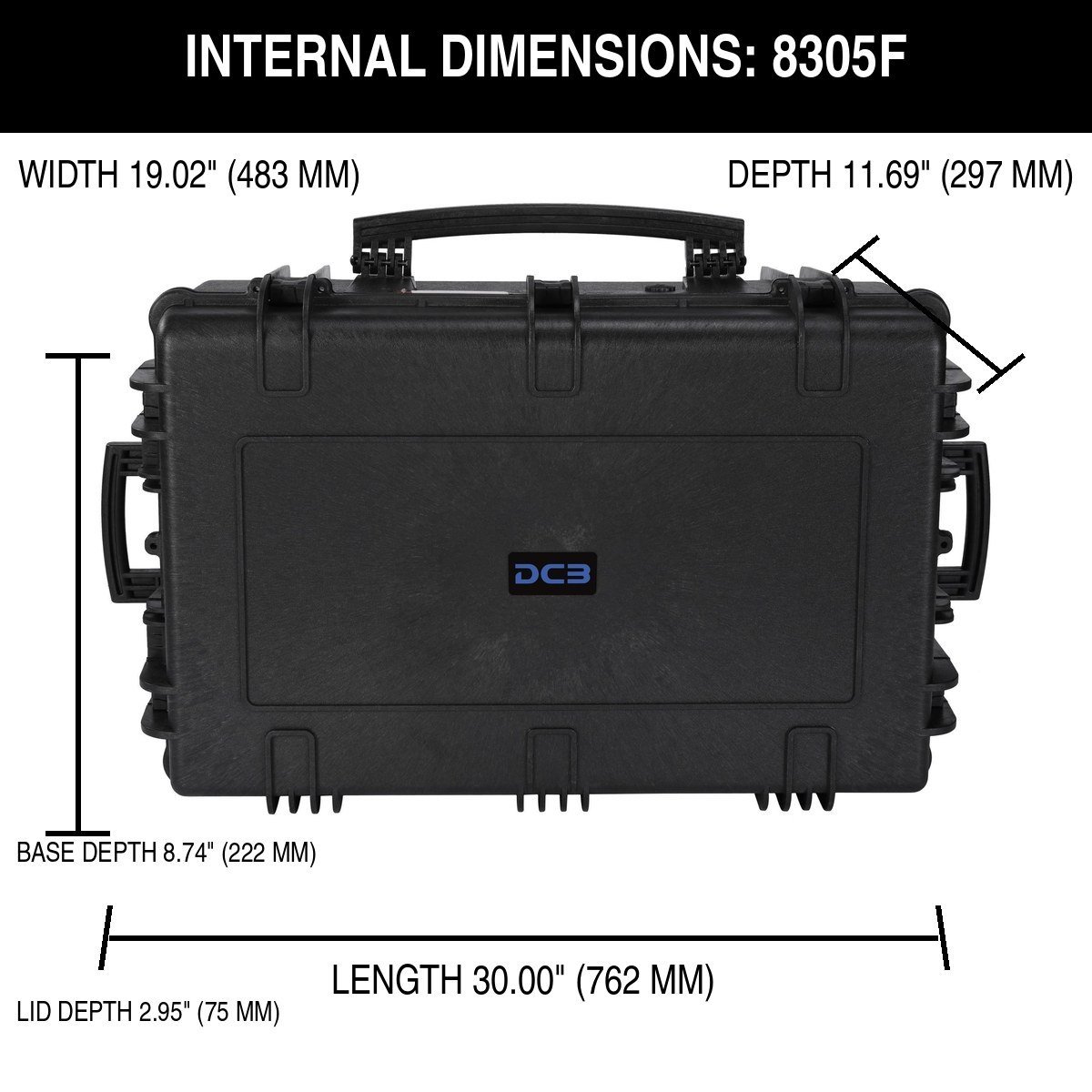 DCB Element 8305F internal dimensions